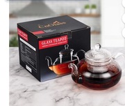 EnGLASS 1200 ml SZKLANY CZAJNICZEK PRZEZROCZYSTY  Z WYJMOWANYM  WKŁADEM.