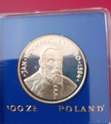 100 zł Jan Kochanowski rok 1980