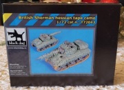 Black Dog 1/72 British Sherman hessian tape camo