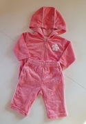 Komplet dresowy welurowy dla dziewczynki roz.62/68