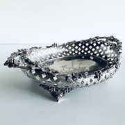 Patera koszyk srebro 13 łutów Wilkens Brema dla Carl Becker Kolonia 1869