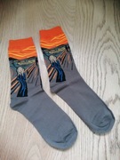 Skarpetki z motywem obrazu Krzyk 38 - 41