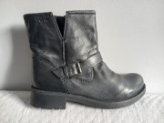 Buty Botki Geox skóra naturalna roz. 38 wkł.25 cm 