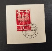 Fi 345 FDC wycinek Rocznik 1944