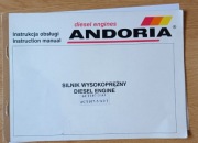 Instrukcja obsługi silnika Andoria 6ct107-3/a1