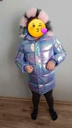 Kurtka zimowa holograficzna r.150