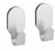 IKEA BROGRUND wieszaki haczyki łazienkowe 2szt