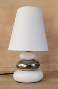 lampka stołowa POCO z białym kloszem