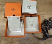 Zestaw Hermes Mini Pop H Kolczyki Earrings & Wisiorek Pendant zestaw nowy