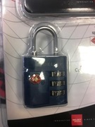 Kłódka na szyfr (3 cyfrowa), TSA, Delsey-niebieska