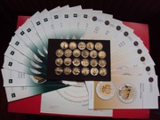 Komplet monet 5zł 23szt z serii Odkryj Polskę z folderami jak foto