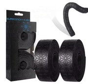 Owijka na kierownicę Czarna, w gwiazdki. Taśma do roweru/wędki itp.