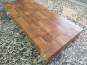 Solidna Deska Sztorcowa (End Grain) – Dąb | 44,5x18,8x4,2 cm