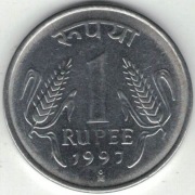 Indie 1 rupia 1997 Mo - 25 mm - Meksyk - nr 1