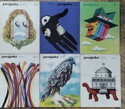 Czasopismo "Projekt" rocznik 1974 (6 numerów)