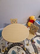Stolik dziecięcy z krzesełkami miś