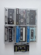 Kasety magnetofonowe używane 7 sztuk (zestaw 1)