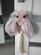 Makrama sowa wisząca 