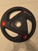 Obciążenie żeliwne olimpijskie 20kg 51mm gumowane z uchwytami wytrzymałe