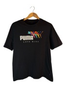 Koszulka Puma czarna z dużym logiem XL