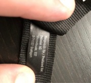 Mercedes AMG Czarna smycz na klucze bardzo solidnie wykonana 