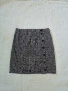 Spódnica H&M kratka 40  szara  L  24 hm 