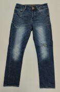 GUESS damskie spodnie jeansy granatowe tapered relax S/36