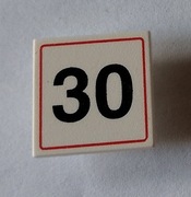Lego 30258pb004 Znak drogowy 30 6427