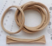 10 sztuk Gumka baza opaska bezszwowa noworodek khaki