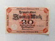 Notgeld - Nowa sól 20 Marek 1918