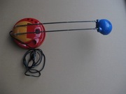 Lampa biurkowa G4 12V 20W czerwona niebieska uszk.