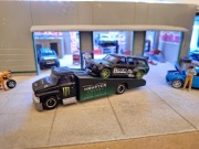 Custom team transport hot wheels