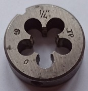 Narzynka calowa hydrauliczna 1/4" TP (G 1/4" 19Z) prawoskrętna