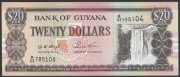 Gujana 20 dolarów 1996 - stan bankowy UNC