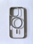 Etui/case przezroczyste z magsafe szare iPhone 16 pro 