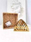 IKEA Dwa serwetniki Serwetnik złoty TILLSTALLNING CISSAN