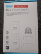 Zestaw ładowarka dwukanałowa Newell i 2 akumulatory LP-E17 do Canon