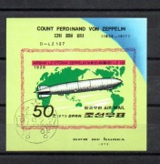 Korea 1979 Sterowce , Zeppelin blok