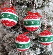 Unikatowe kolorowe bombki - Handmade zestaw 4 szt.