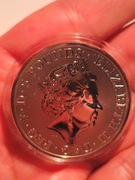 Srebrna moneta Lew Anglii 2 oz | Bestie Tudorów | 2022