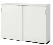 GALANT Regał / szafka z drzwiami przesuwnymi (IKEA) – 160x120 cm