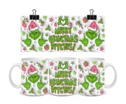 Kubek z nadrukiem GRINCH święta prezent gwiazdka mikołaj 330ml