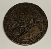 Medal 7 cm Jana Pawła II Rozbudowa Kościoła Józefów