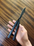 Nóż motylkowy balisong Walther Black Butterfly Knife BBK nóż motylek