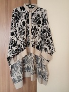 Ponczo rozpinane Narzutka  DAMERLI r. uniwersalny