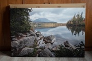 Szczyrbskie jezioro Obraz na płótnie 120x80 cm Autorskie Zdjęcie