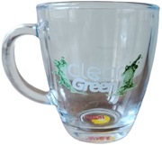 Kubek szklanka herbata LIPTON Clear Green - UNIKAT - NOWY 