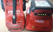 Hilti 22V latarka, ładowarka i dwie baterie 1.6