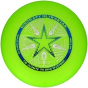 Profesjonalne frisbee DISCRAFT ULTRASTAR - zielony 175g do Ultimate