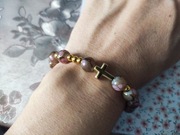 Różaniec na rękę bransoletka 